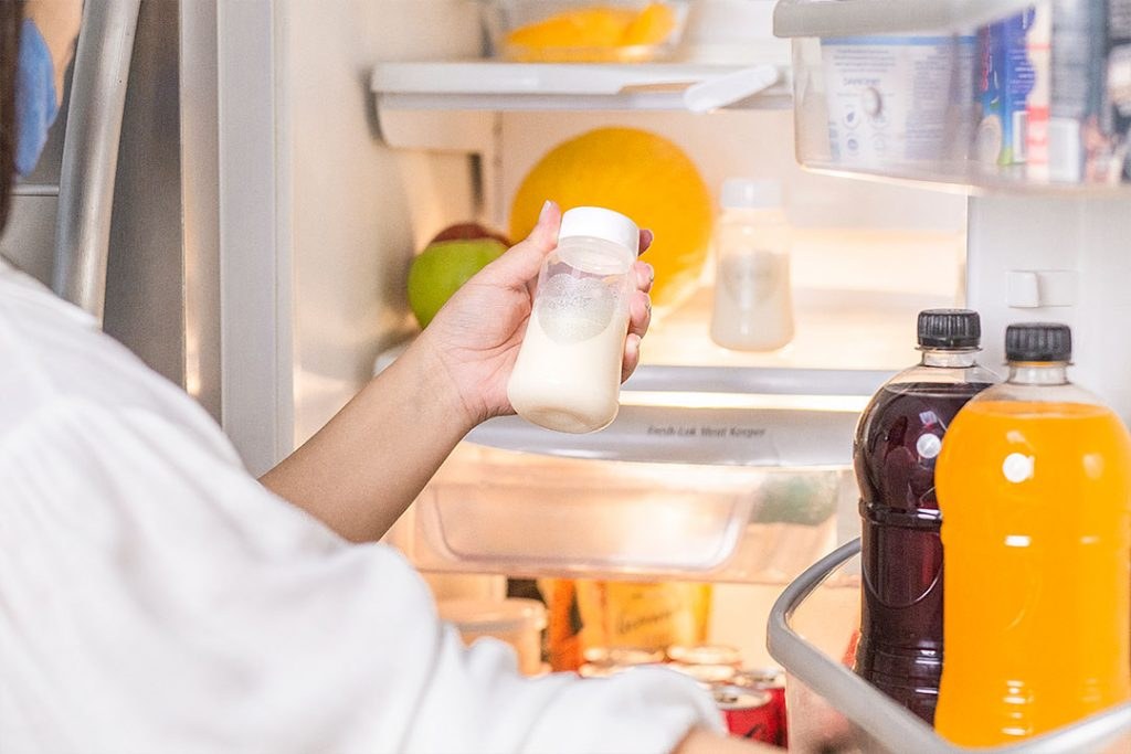 Extração e armazenamento do leite materno